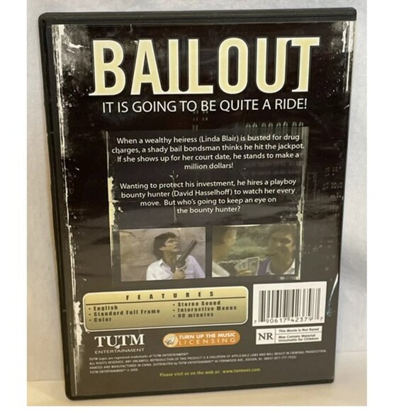 Bail Out (DVD, 2009) Full Frame David Hasselhoff, Linda Blair, John Vernon - Picture 2 of 3